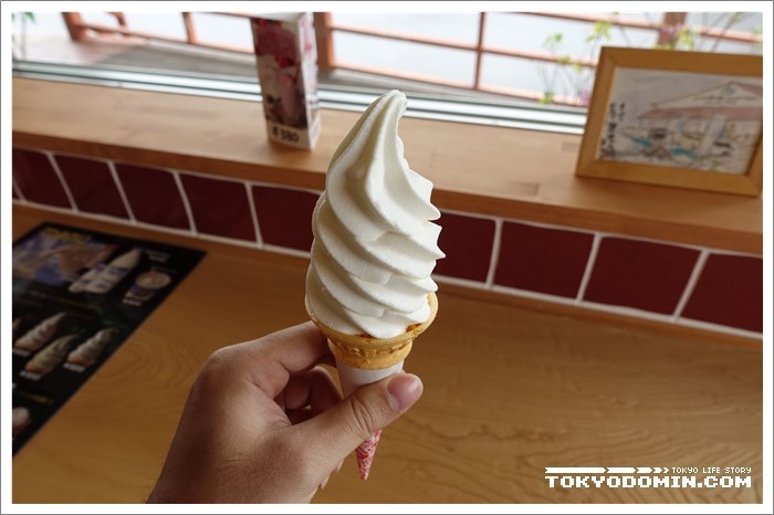 [하코다테 여행]하코다테에 가면 "야마카와 목장 직영공장(山川牧場自然牛乳 直営工場売店)"의 소프트크림 강력추천!